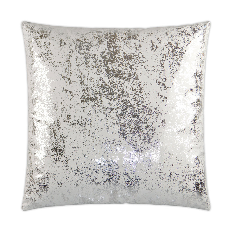 Sand Dune Outdoor Reversible Throw Pillow, White