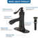 Single-Hole Single-handle Bathroom Faucet with Drain Assembly