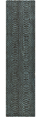 Tapis bleu Reed