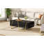 Table basse rectangulaire haute brillance