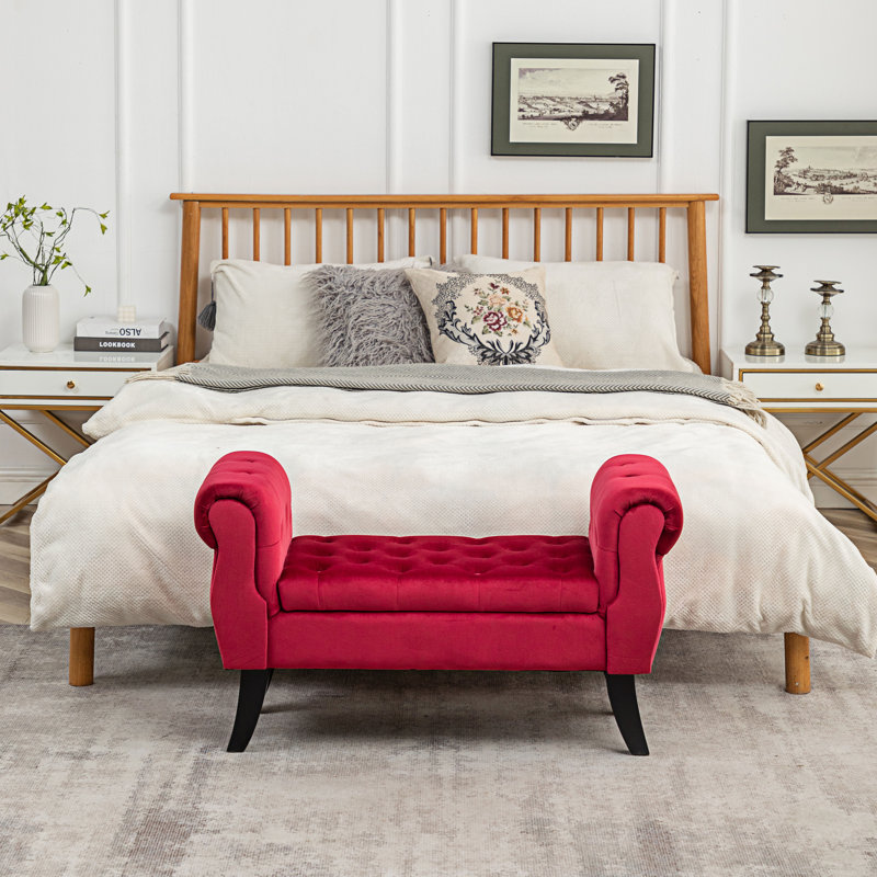Banc de rangement Hayaa, Rouge