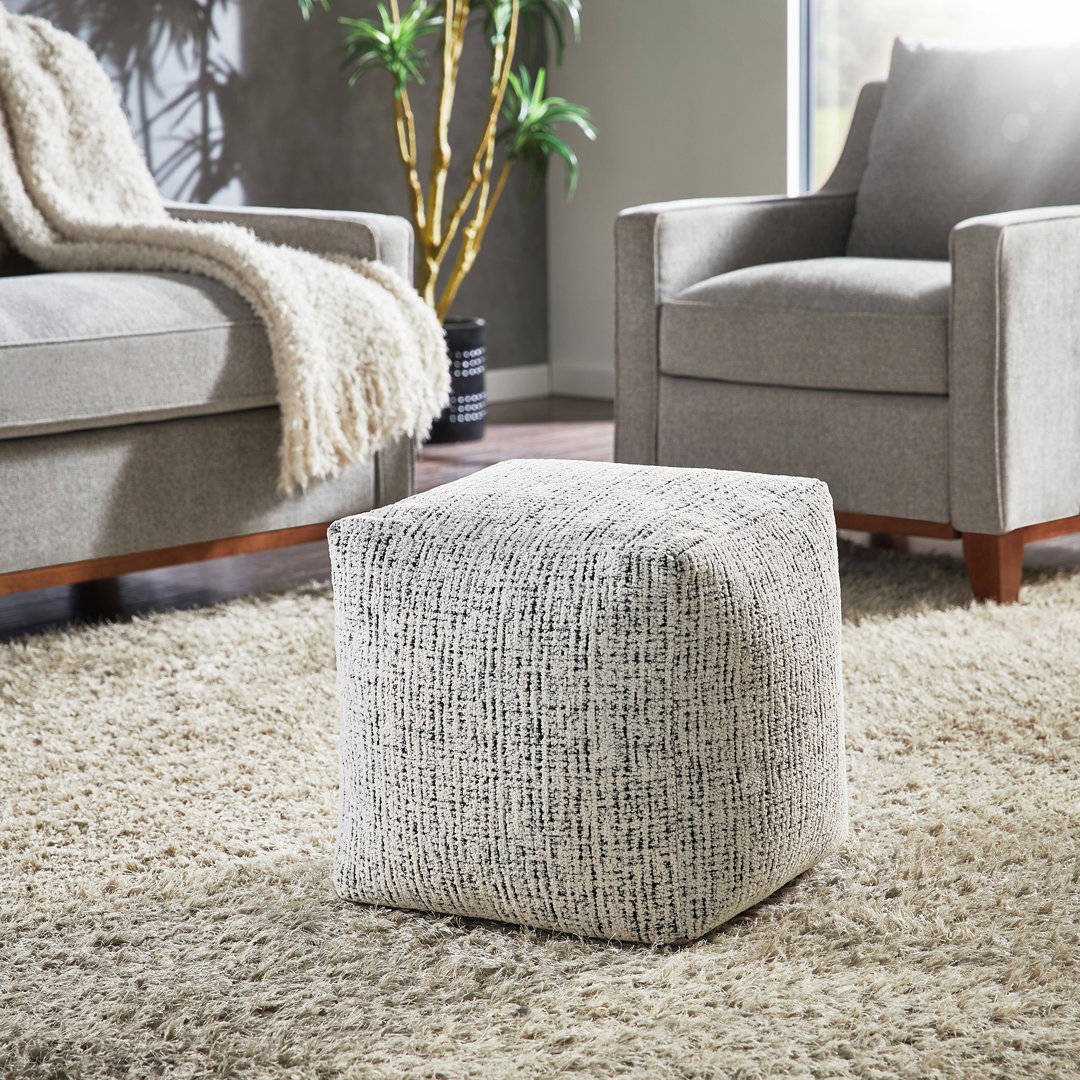 Doniphan Upholstered Square Pouf Ottoman Willa Arlo™ Interiors Body 