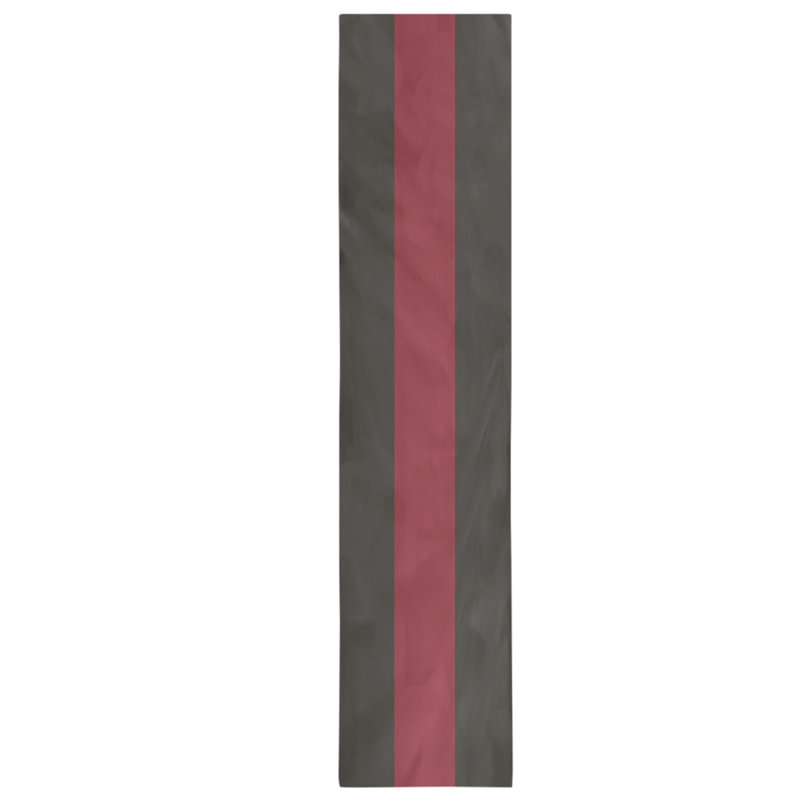Arizona Table Runner, 72" x 16", Black/Brick Red/Black, Cotton Blend