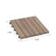 Carreau de terrasse en bois Zariah-1107697067