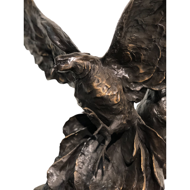 Bird Dove Copper Bronze Garden Statue