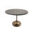 Modern Gray 40" Round Dining Table with Durable Mango Wood Top and Aluminum Pedestal Base-1164086782-1164086768-1156836629