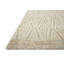 Tapis géométrique tissé à la main ivoire / sable Roseanna-2067834085