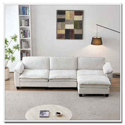 Furniture Sofa Luxury Couch with Ottoman
