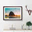 Birds Flying Over The Beach Painting - Single Picture Frame Print on MDF-56633068-56633069