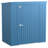 Elite Steel Storage Shed, 6X4, Blue Grey
