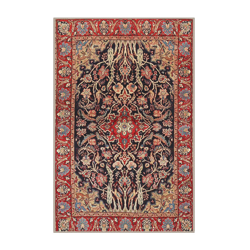 Oriental Indoor Rug, Rectangle 6' x 9'