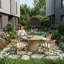 Panseluta Outdoor Dining Set of 5pcs