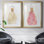 «Ball Gown I», ensemble de 2 reproductions d'art