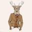 « cerf-man i », impression sur toile-21472146-74616301-74616306