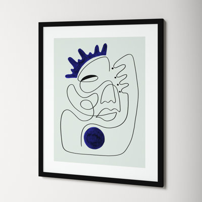 El Rey Print by Shatha Al Dafai