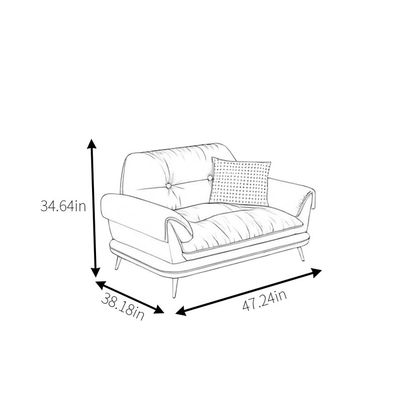 Retro Oil Wax Sofa