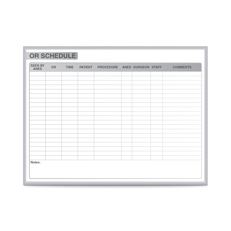 Ou un tableau blanc magnétique mural, H 48,5 po x l 96,5 po