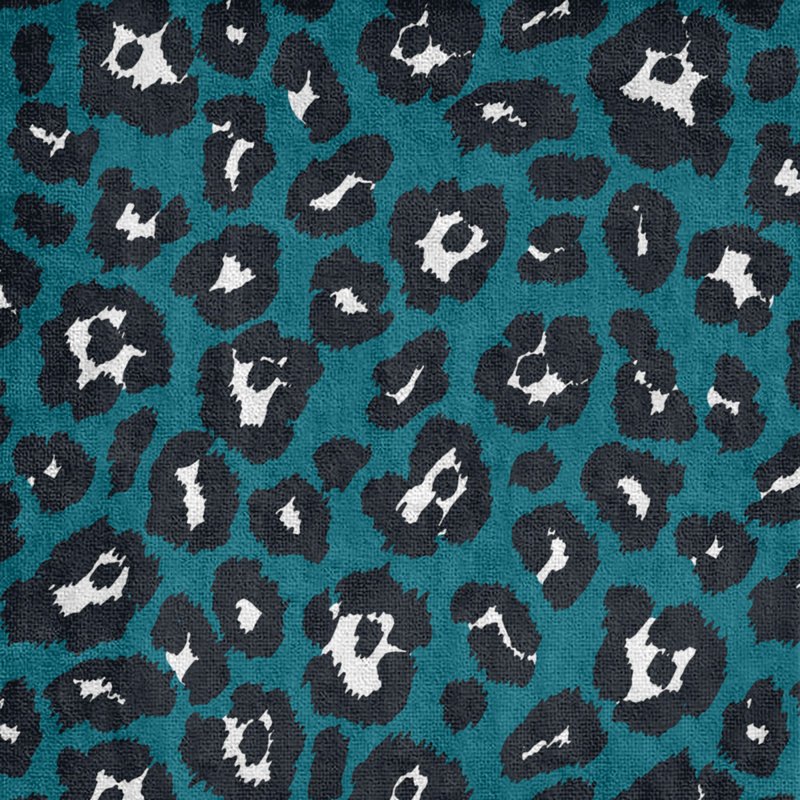 Davlin Beach Towel, Polyester/Cotton Blend, Teal/White/Black
