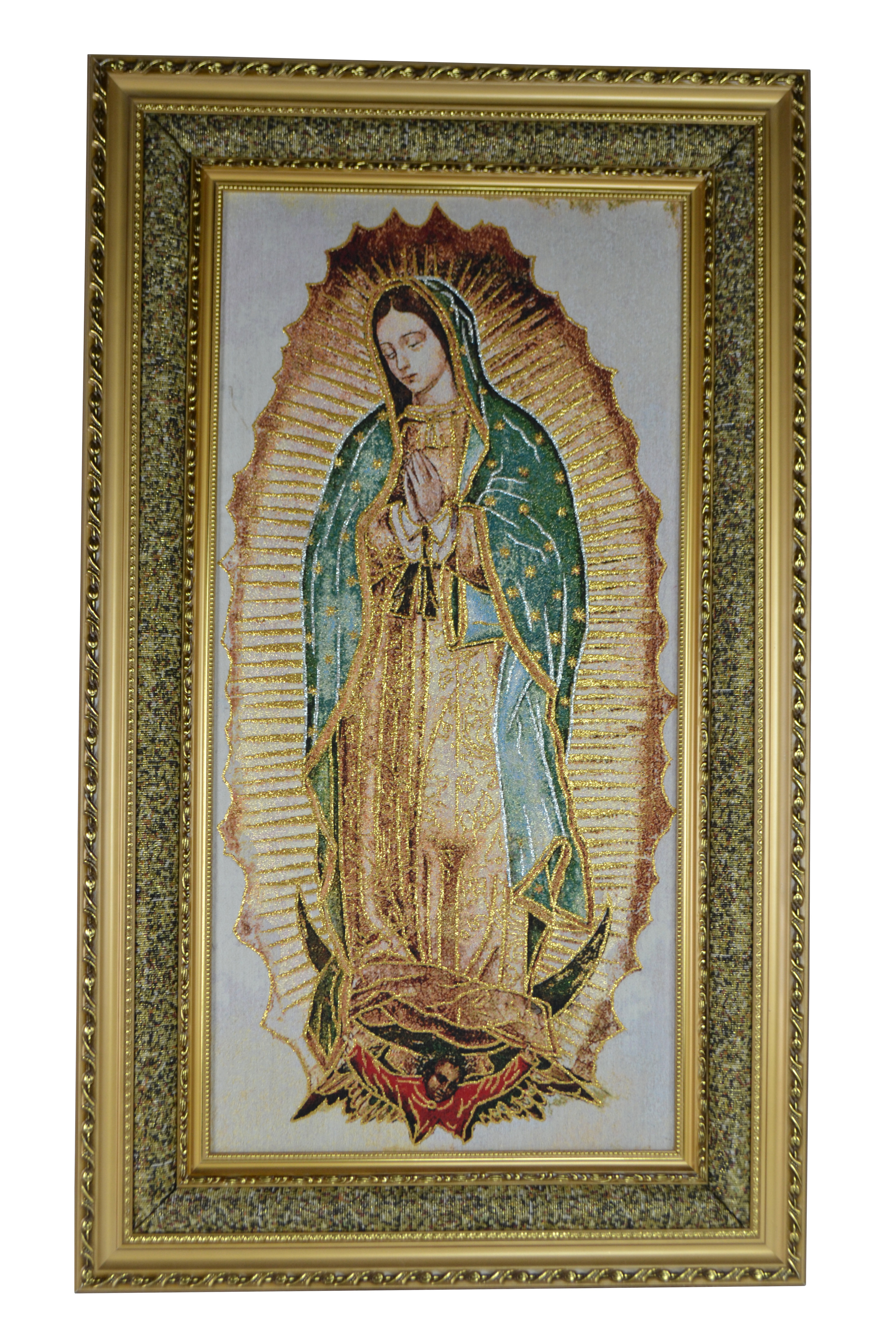 Woven Tapestry Virgin Mary