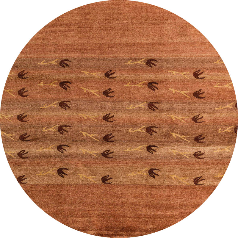Tapis abstrait moderne 5579, Rond 8 pi