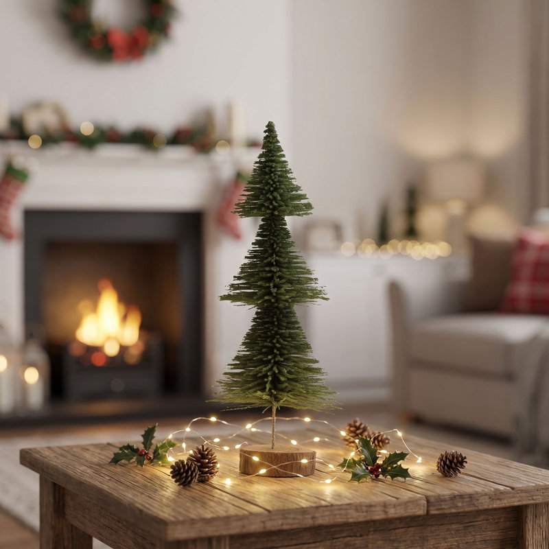 Christmas Tabletop Tree, 12" H x 4.5" W x 4.5" D