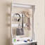 Armoire à chaussures à miroir avec 3 tiroirs rabattables