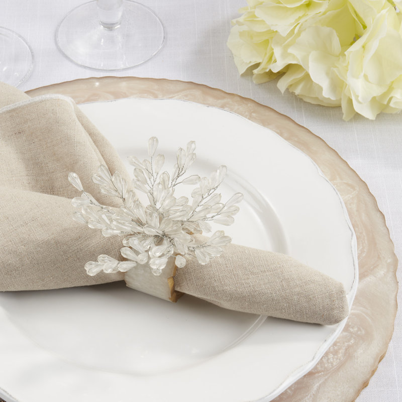 Napkin Ring Collection Napkin Ring, Clear