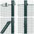  Welded Wire Fence With 7 Posts Green 1.2X10 M Steel