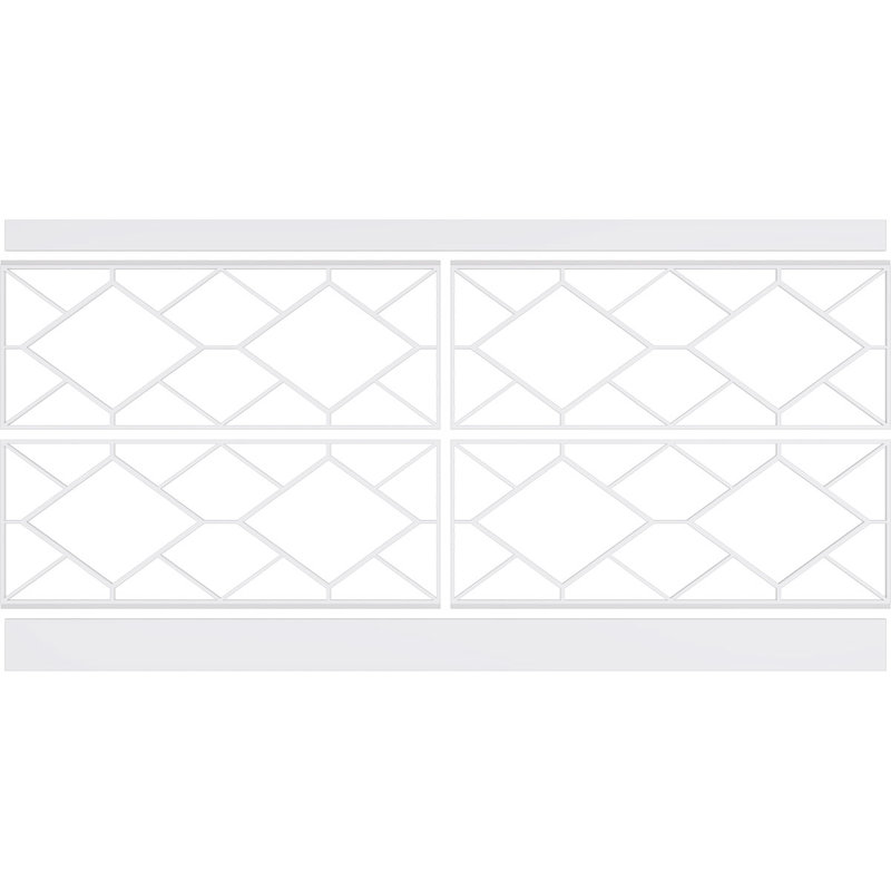 Ensemble de lambris en PVC Hudson, H 44 po x l 94,5 po x P 0,625 po