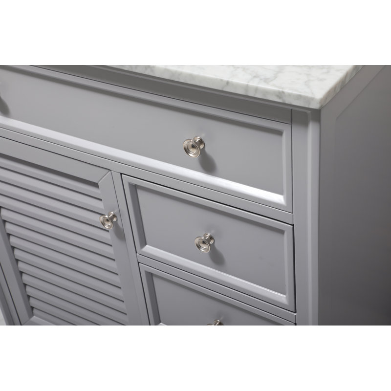 Ensemble de meuble-lavabo simple 32 po Closter, Gris