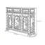 Table de buffet 59 po de largeur-1594755858