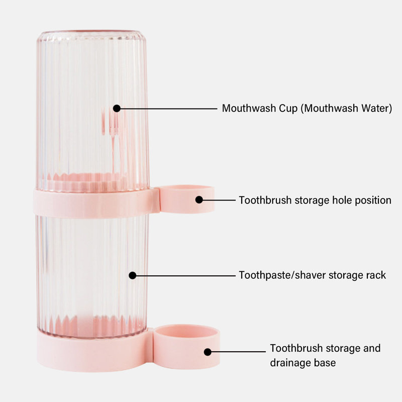 Support de brosse à dents avec coupes / couvercle de brosse à dents, support de rangement pour support de dentifrice, pour brosses à dents électriques, dentifrice