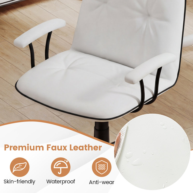 Inbox Zero Office Chair, White
