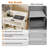 Night Stand with 1 Drawer, Open Shelf & Rattan Pattern Design for Bedroom, Office, or Side Table-435460221