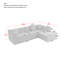 Canapé modulaire en L 105,5 po-1766202022