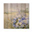 Rolling Hills And Wildflowers I - Décoration murale paysage en bois sur bois de pin naturel-1382490446