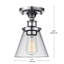 Knisley Glass Semi Flush Mount