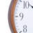 12.8" Atomic Walnut Analog Wall Clock