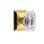 Grandeur Concealed Screw Mechanism Geometric Knob with Square Rosette