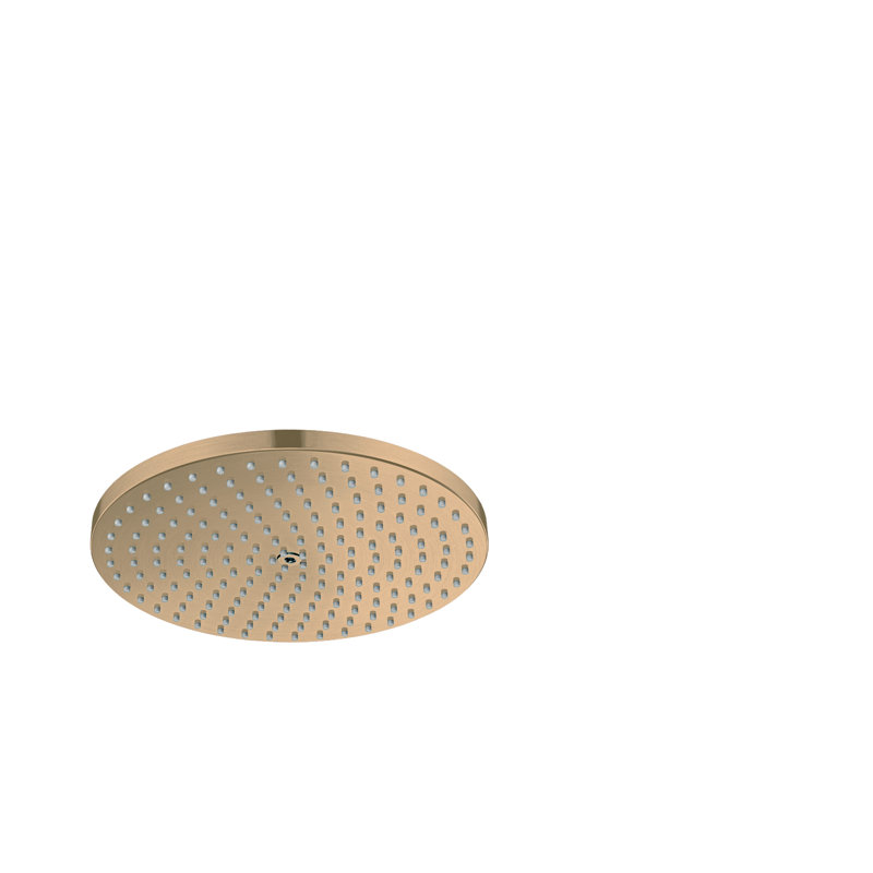 Pomme de douche à pluie à 1 jet 240 hansgrohe Raindance S, 1,75 gal / min, Bronze brossé, 2,5 gallons par minute