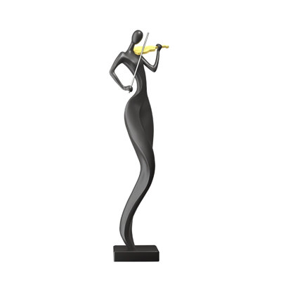Italian Minimalist Abstract Art Figure Resin Sculpture Ornament