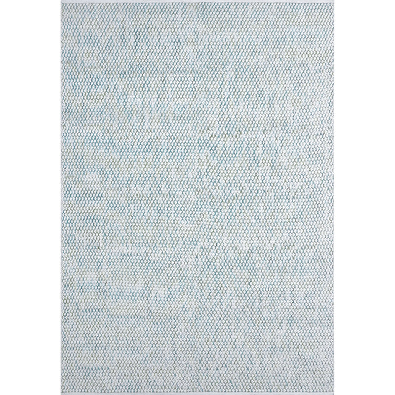 Global Recycled Standard Bubbles Hand-Woven Textural Loop Pile Recycled Rug Lagoon Blue, Rectangle 9' x 13'