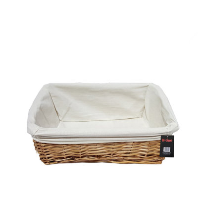H-line Wicker Decorative Basket