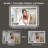 Bathroom Led Mirror Brushed Gold Metal Frame Frontlit & Backlit Vanity Mirror Anti-Fog Stepless Dimmable 3 Colors Wall-Mounted-167799902-167799848-167799854