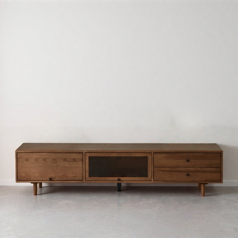 Simple Solid Wood TV Cabinet