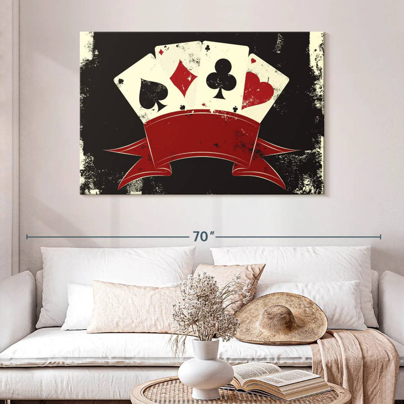 Senne Casino Emblem, 32" H x 48" W