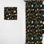 Rideau Mid-Century - obscurcissant - velours Space Age-107575288