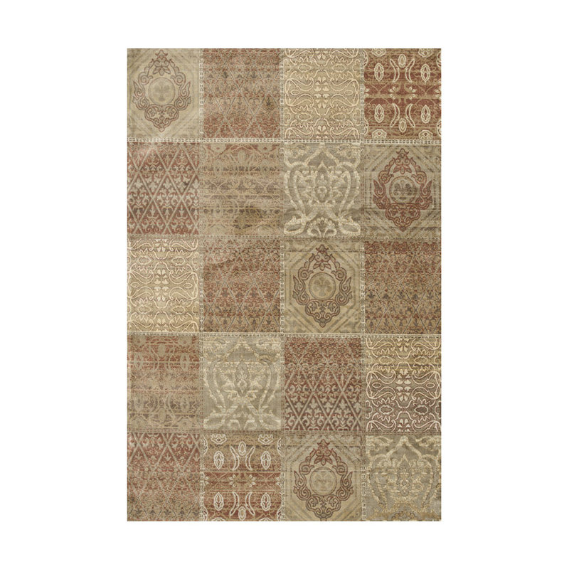 Tapis décoratif oriental cannelle/beige harrietstown, Rectangle 12 pi x 15 pi