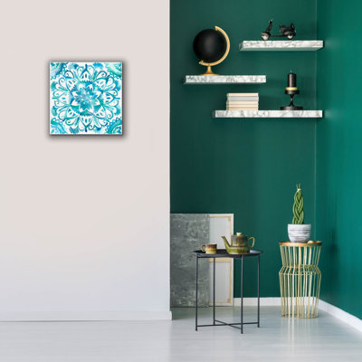  'Meditation Tiles 4' by Chariklia Zarris Canvas Wall Art, 18" x 18"