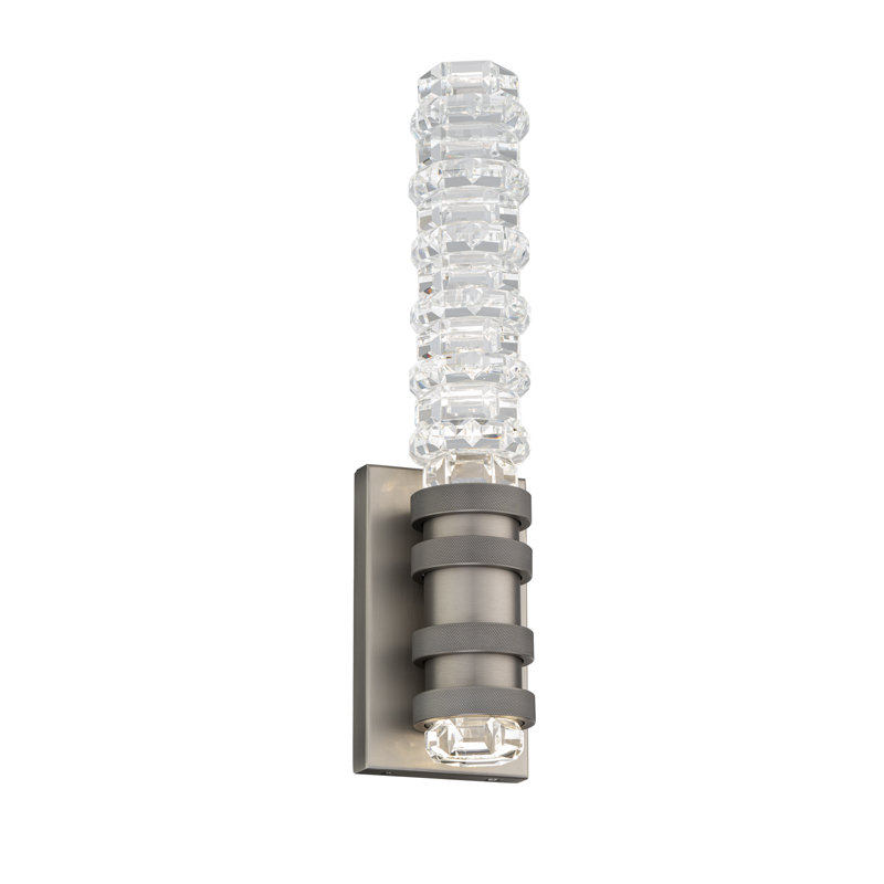 Kemberly 2 - Light LED Armed Sconce, Black
